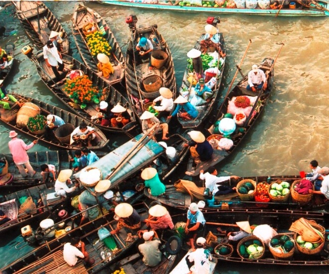 Chợ nổi duy nhất ở an giang từng là một khu chợ sầm uất bậc nhất nay đìu hiu vắng vẻ dù đông khách du lịch - 1