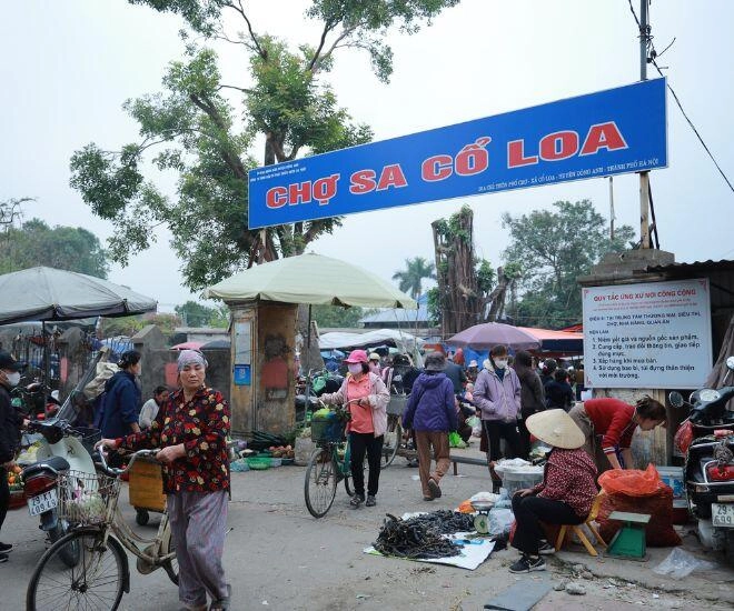 Chợ phiên tồn tại hàng ngàn năm ngay gần hà nội gắn liền với cố đô cổ xưa trong truyền thuyết - 1