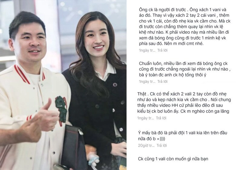 Chồng chủ tịch của đỗ mỹ linh để vợ tự vác vali to cồng kềnh không phải lần đầu bị trừ điểm vì thiếu ga lăng - 4