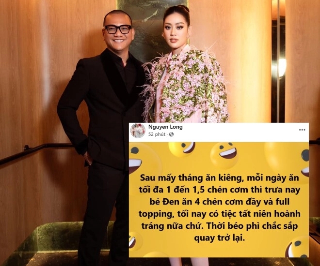 Chồng hơn 17 tuổi của khánh vân giảm cân để làm chú rể nay cưới xong ăn thả cửa thời béo phì sắp trở lại - 1