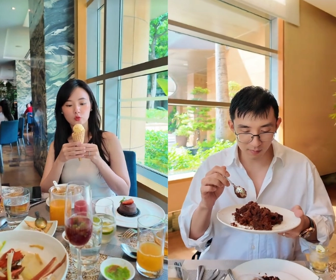 Chồng kém tuổi của midu nín thở để chiều vợ là thiếu gia nghìn tỷ nhưng vẫn dùng điện thoại đời cũ - 1