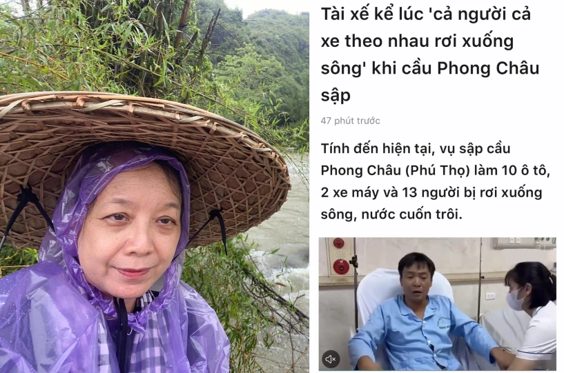 Chưa vơi nỗi đau bão yagi tàn phá sao việt xót lòng vì sập cầu ở phú thọ xuân bắc nghe tin mắt đỏ hoe - 5