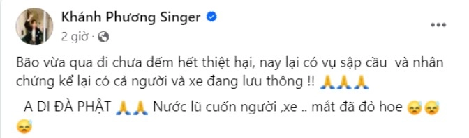 Chưa vơi nỗi đau bão yagi tàn phá sao việt xót lòng vì sập cầu ở phú thọ xuân bắc nghe tin mắt đỏ hoe - 8