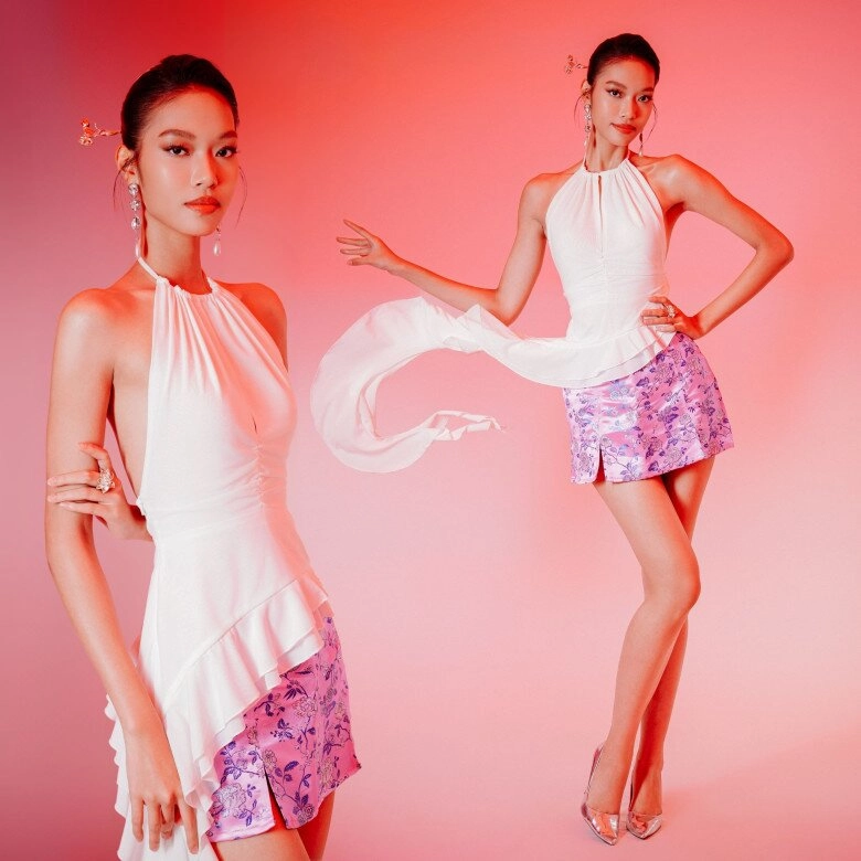 Cô gái 2k5 cao 1m84 với visual đậm nét á đông như hoa hậu được dự đoán chiến thắng vietnams next top model 2025 - 1