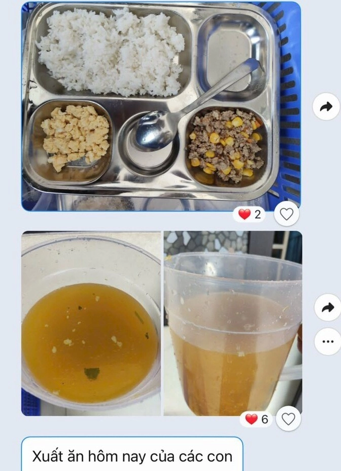 Cô giáo gửi ảnh cơm trưa ở trường của con mẹ việt nhìn mà đau lòng chỉ muốn đón con về nhà ăn - 2
