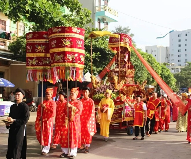 Có lễ hội đặc biệt ở thanh hóa gắn liền với vua hùng cả làng cùng nhau giã bột nặn bánh dâng lên thần linh - 2