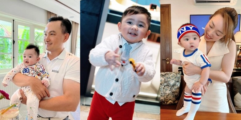 Con gái chi bảo chuẩn tiểu thư hào môn 2 tháng tuổi đã có bộ sưu tập đồ hiệu đắt đỏ mặc đồ đôi với mẹ - 6