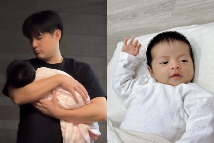 Con gái đông nhi hơn 2 tháng tuổi đã trở thành thánh lia cam ngoại hình tiếp tục là bản sao của ông cao thắng - 5