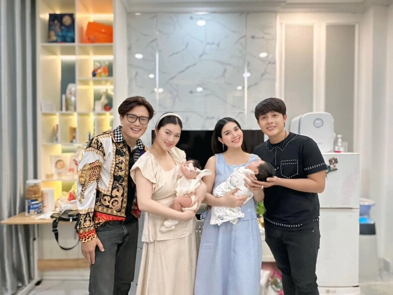 Con gái kha ly giống mẹ như đúc được khen sáng dạ vì có 2 xoáy tóc - 7