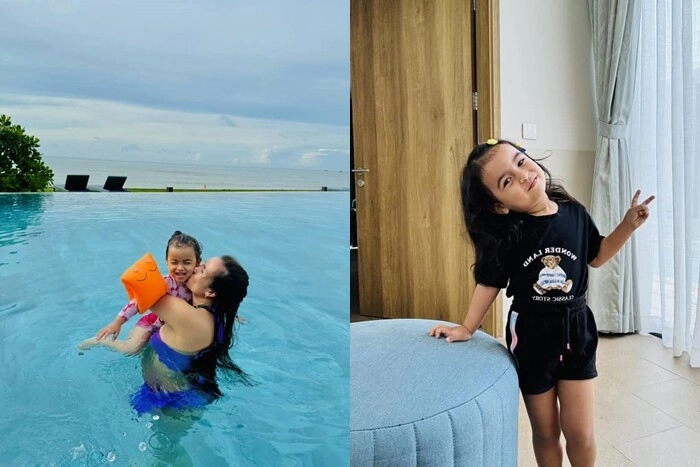 Con gái lai ấn của võ hạ trâm nói chuyện như bà cụ non lớn lên cá tính mạnh bằng cả ba mẹ cộng lại - 1