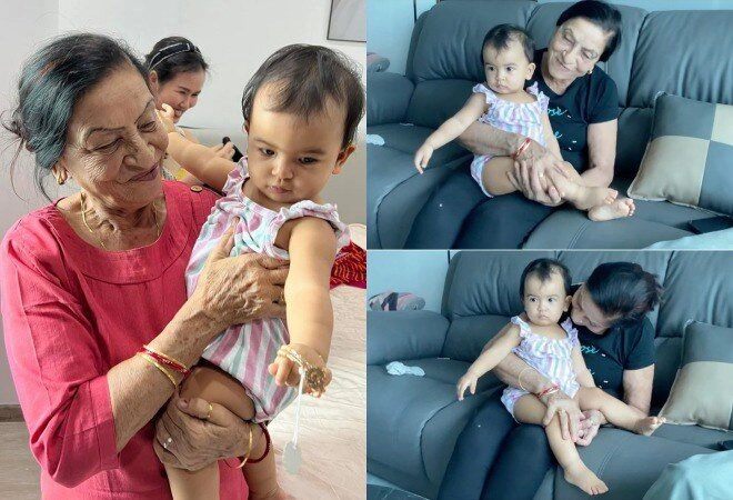 Con gái lai ấn nhà võ hạ trâm ngày càng xinh xắn điệu đà được bà nội tặng vàng nuôi nấng như tiểu công chúa - 7