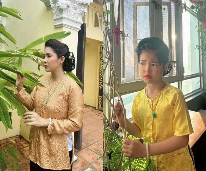 Con gái lê phương là bản sao của mẹ giống cả về ngoại hình lẫn thần thái được dự đoán sẽ nối nghiệp phụ huynh - 1