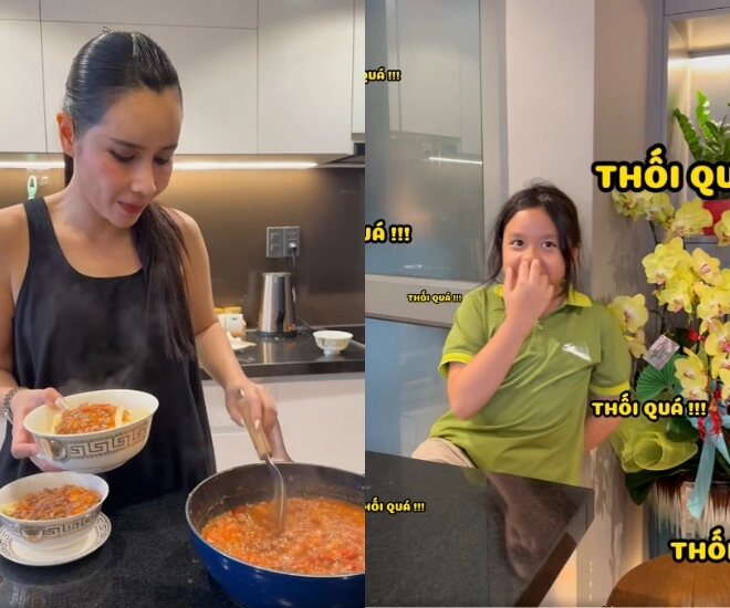 Con gái lưu hương giang xin lỗi vì chê đồ ăn mẹ nấu không ngon ngày càng như bản sao của hồ hoài anh - 2