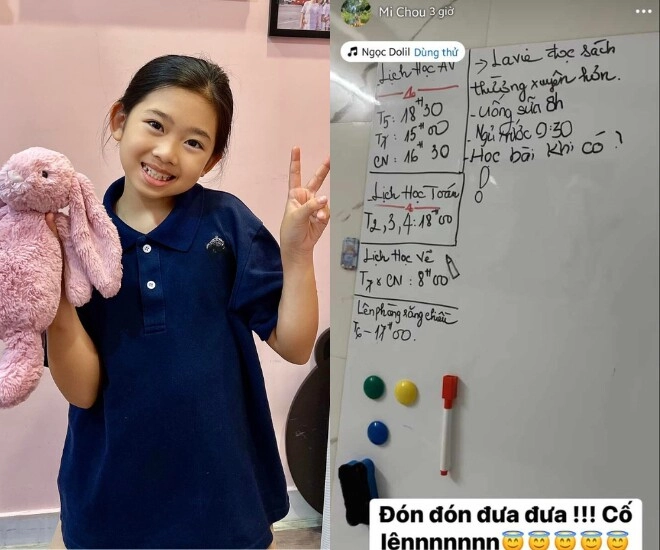 Con gái mai phương học cả tuần không một ngày nào nghỉ bảo mẫu chẳng quản ngại đưa đi đón về - 1