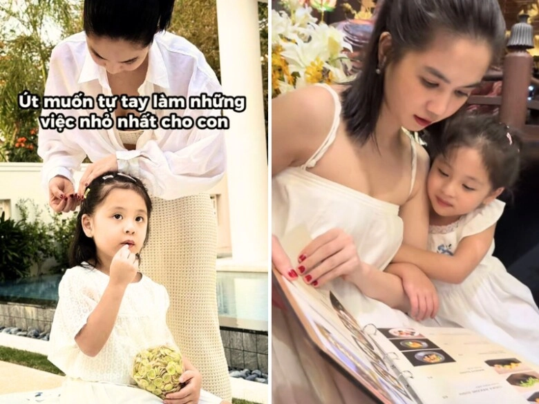 Con gái ngọc trinh được nuôi chuẩn tiểu thư gương mặt giống hệt mẹ 5 tuổi đã điệu đà mê cao gót - 10