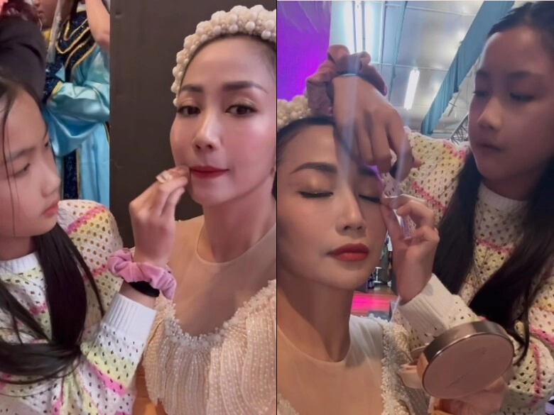 Con gái ốc thanh vân ngày càng hiểu chuyện sang úc học vẫn phụ mẹ đi diễn gom ve chai để tiết kiệm tiền - 2
