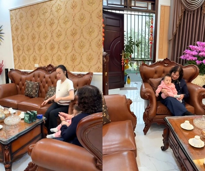 Con gái shark bình theo mẹ kế thăm công ty của bố phương oanh khoe cảnh nhà ở quê chẳng kém gia thế bên chồng - 6