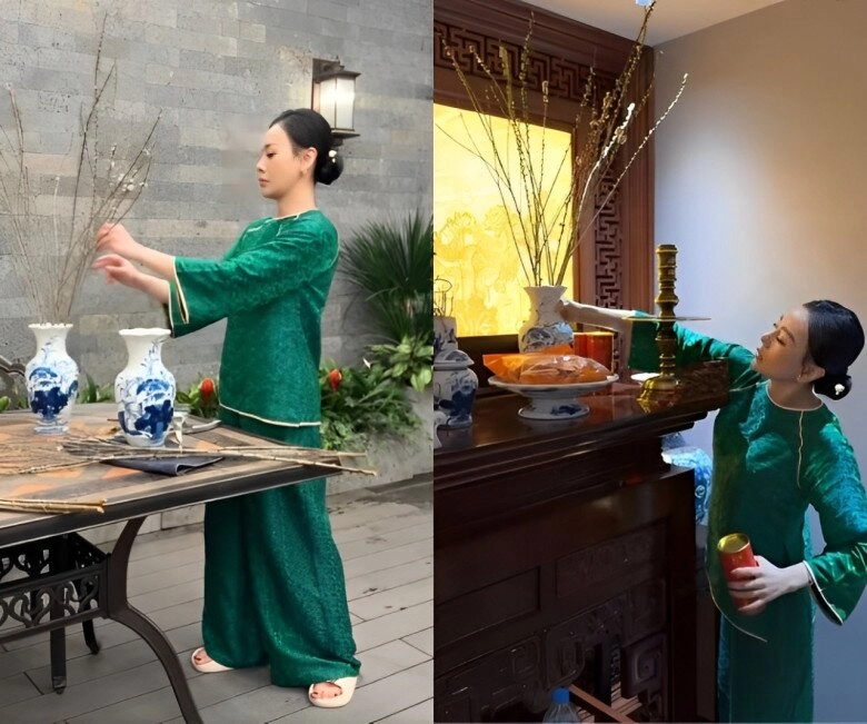 Shark bình khen khéo phương oanh chuẩn bị tết tươm tất tận hưởng biệt thự bạc tỷ ngập sắc đỏ ấm cúng với 4 con - 4
