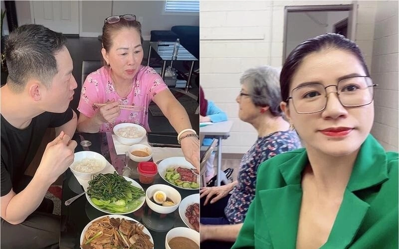 Con gái trang trần đeo cặp to đùng đi học ở mỹ bằng xe bus cựu người mẫu vui dù bị nói suốt ngày rửa bát - 10