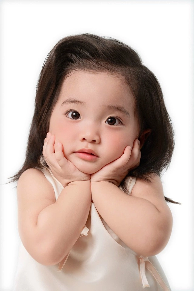 Con gái út nhà khánh thi - phan hiển đáng yêu như thiên thần ở tuổi lên 2 - 3