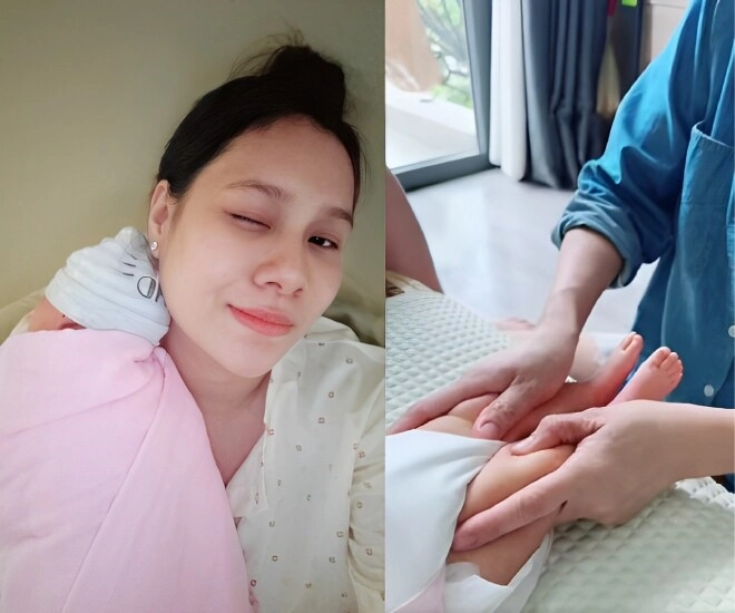 Con hồ bích trâm chưa đầy 1 tháng tuổi phải tập vật lý trị liệu mẹ bị nói vì ngồi livestream quá nhiều khi mang thai - 1