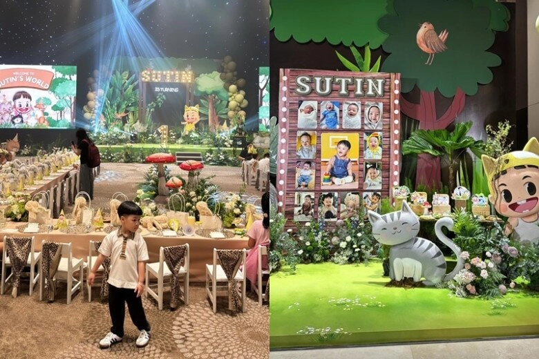 Con sao vào sinh nhật 1 tuổi quý tử nhà cường đô la mở tiệc sang chảnh con gái đỗ mỹ linh lộ diện mạo - 4