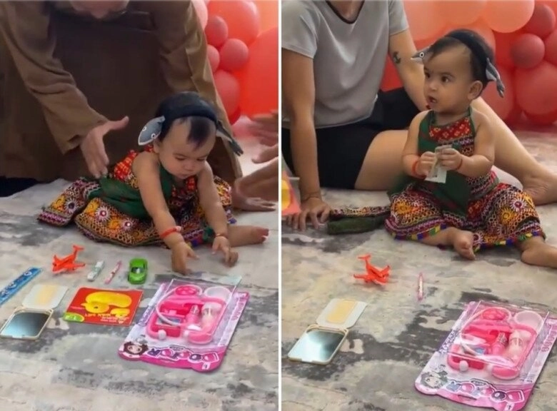 Con sao việt bốc đồ trong tiệc thôi nôi ái nữ cường đô la hứa hẹn thành đại gia con gái khánh thi thích sổ đỏ - 14