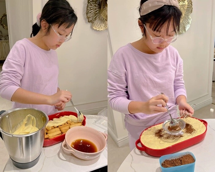 Con sao việt trổ tài làm bánh quý tử nhà lê phương làm bánh trung thu con trai tăng thanh hà cực chuyên nghiệp - 19