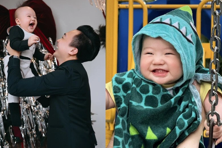 Con trai lê âu ngân anh 1 tuổi đã làm chủ tịch dự họp công ty ngoại hình tuấn tú hay cười cực đốn tim - 4
