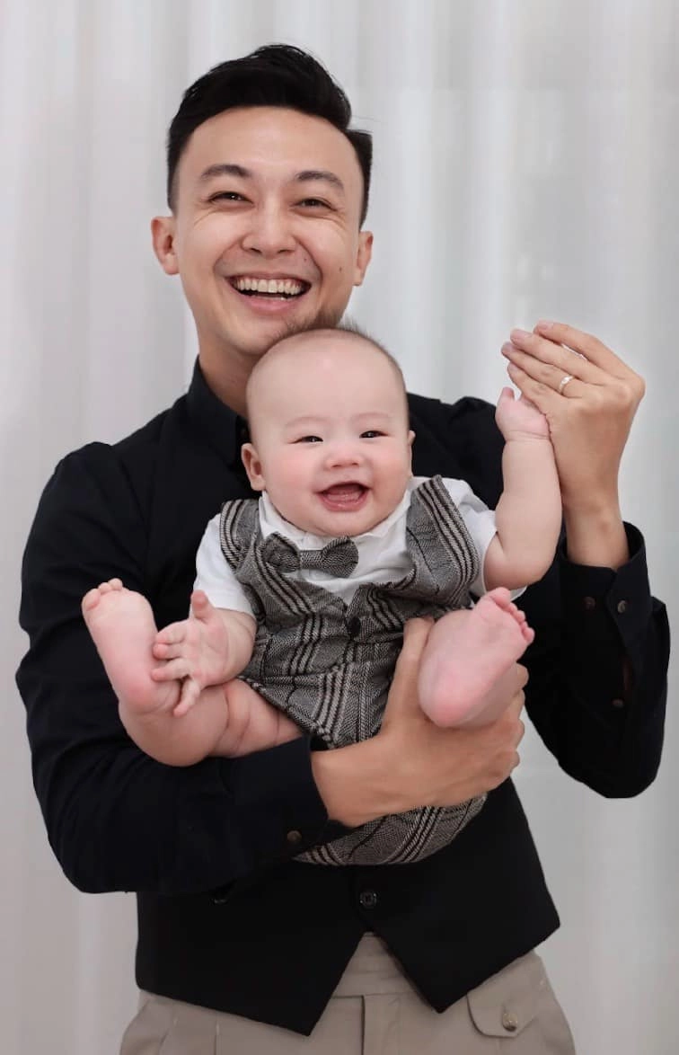 Con trai lê âu ngân anh 1 tuổi đã làm chủ tịch dự họp công ty ngoại hình tuấn tú hay cười cực đốn tim - 6