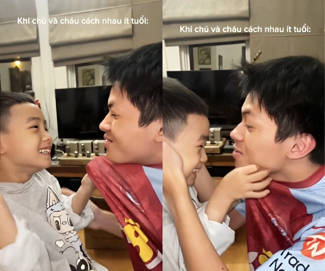 Con trai và cháu nội trần lực xưng hô loạn xạ vì cách nhau ít tuổi ngoại hình trần bờm nay khó nhận ra - 1