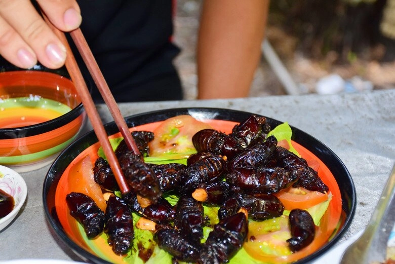 Con vật khiến nhiều người sợ chết khiếp là đặc sản gây nghiện của an giang xưa chỉ người nghèo ăn nay ai cũng lùng mua - 4