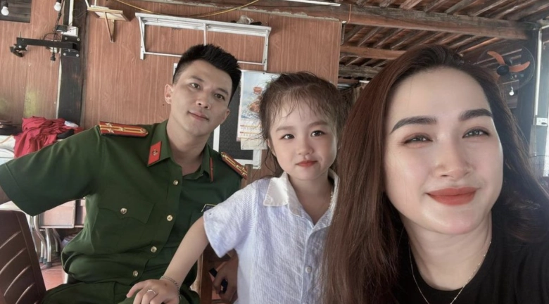 Công an xã hot nhất vtv có con với hotgirl dân tộc thái bé gái hưởng gen bố mẹ đẹp như búp bê - 2