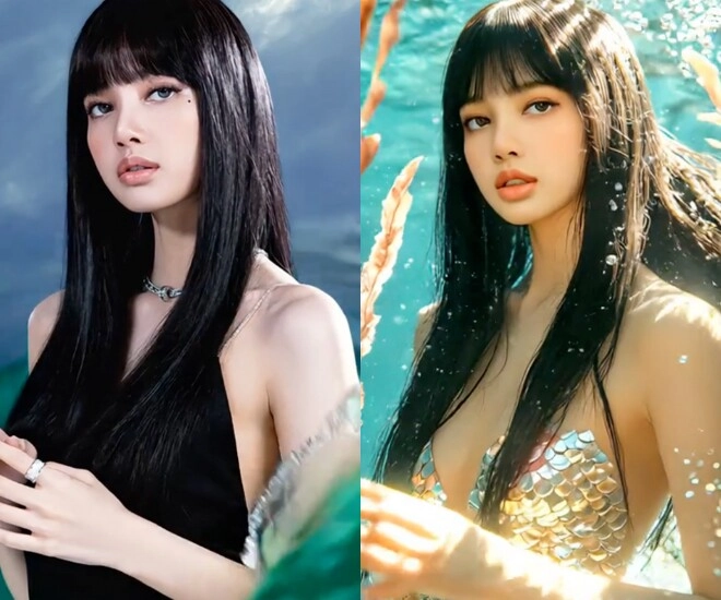 Cộng đồng mạng rủ nhau hóa tiên cá bằng ai ngụp lặn dưới nước nhưng visual vẫn ngời ngời chị em lưu ngay cách để đu trend - 1