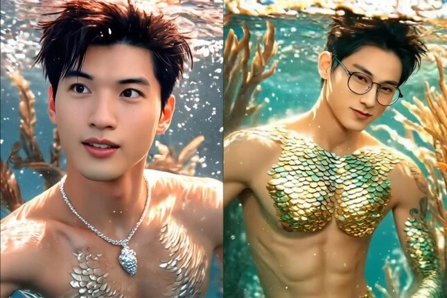 Cộng đồng mạng rủ nhau hóa tiên cá bằng ai ngụp lặn dưới nước nhưng visual vẫn ngời ngời chị em lưu ngay cách để đu trend - 5