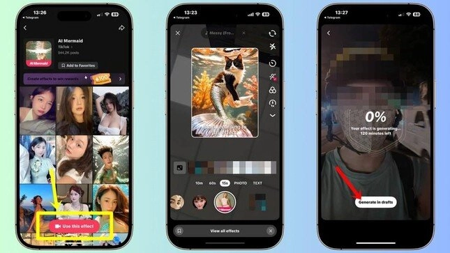 Cộng đồng mạng rủ nhau hóa tiên cá bằng ai ngụp lặn dưới nước nhưng visual vẫn ngời ngời chị em lưu ngay cách để đu trend - 7