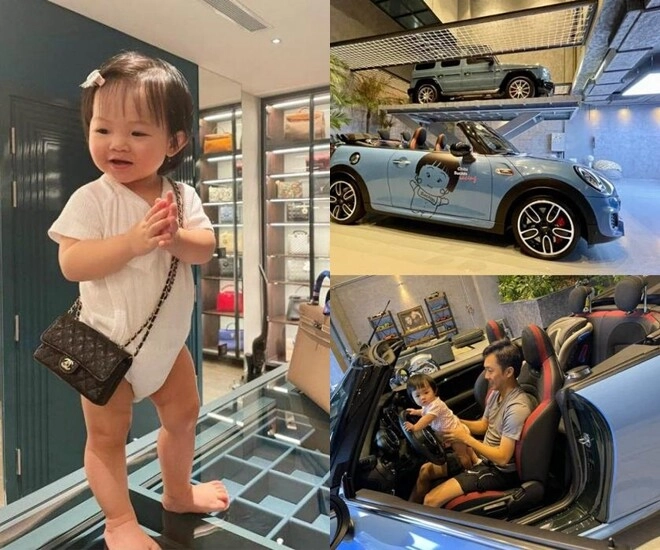 Cường đô la đeo bờm hóa bố đảm chăm 2 con nhỏ đàm thu trang thảnh thơi tận hưởng khoảng thời gian riêng tư - 4