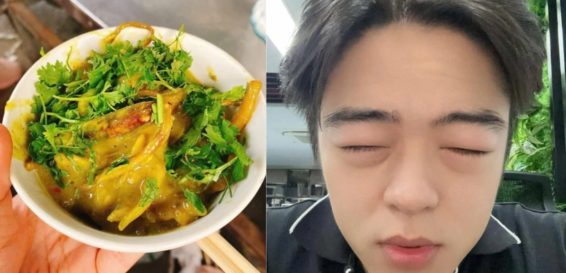 đặc sản chân dài foodtour hải phòng nhiều người mắt sưng húp - 9