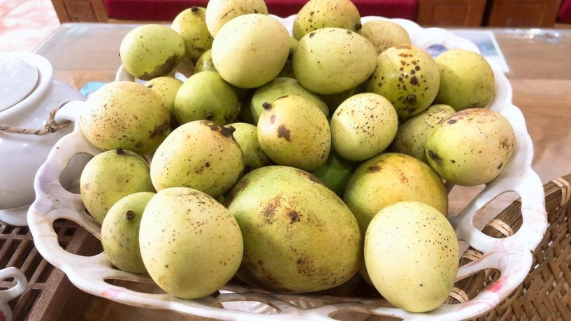 Đặc sản sơn la vị như xoài dân chờ rụng mới nhặt làm bánh tráng ngọt thơm - 3