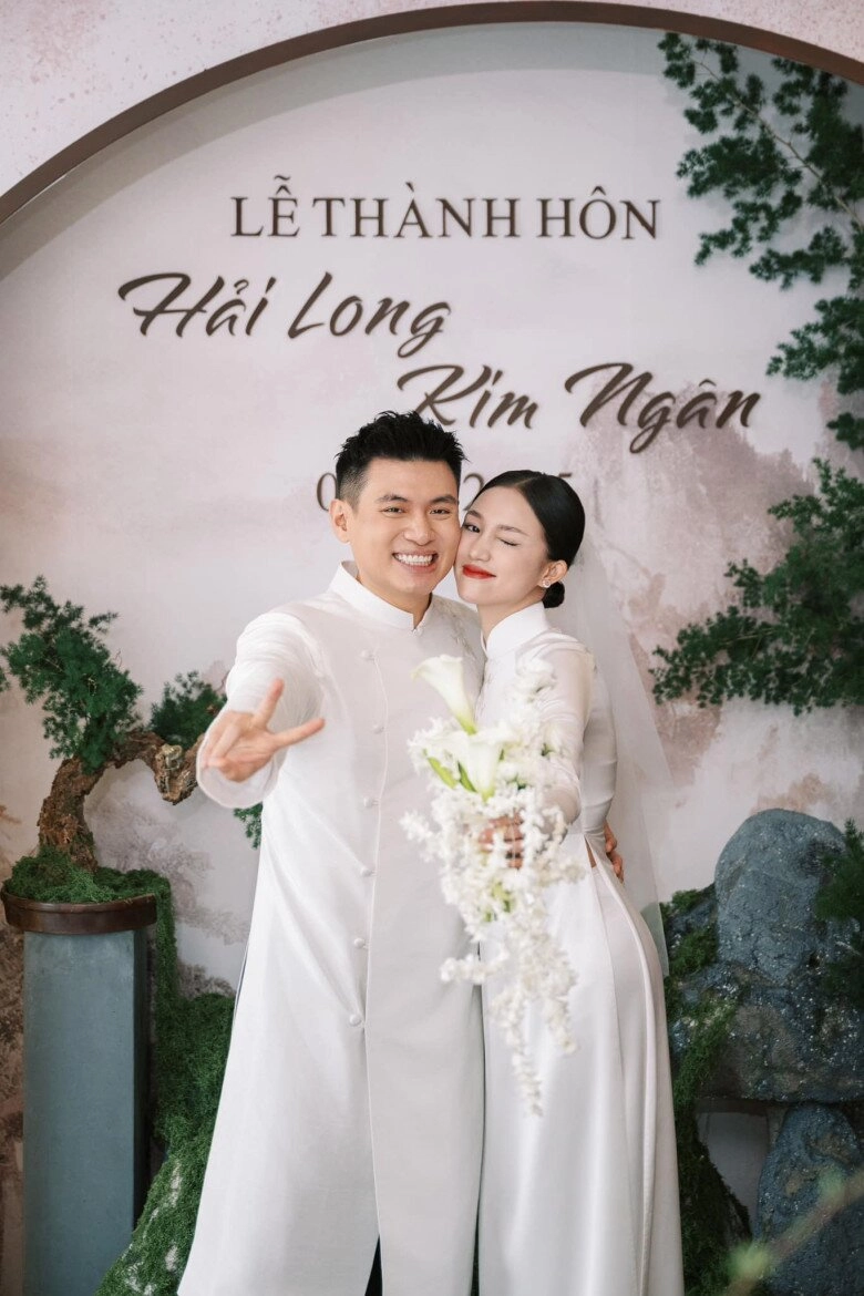Đám cưới salim - doanh nhân hải long con gái pam iu ơi được mẹ dắt tay vào lễ đường đầu đội nhẫn cưng xỉu - 19