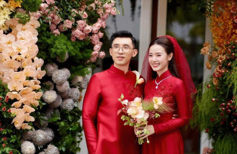 Đám cưới sao việt hot nhất năm qua hoa hậu khánh vân lấy chồng hơn 17 tuổi midu về làm dâu hào môn - 6