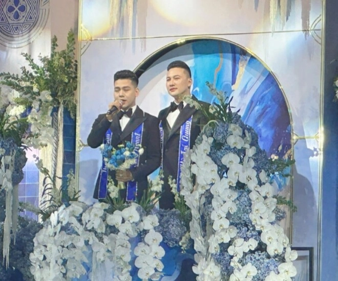 Đám cưới thanh đoàn - hà trí quang ở tphcm ba mẹ 2 bên lên sân khấu hát mừng một nửa showbiz việt tham dự - 1