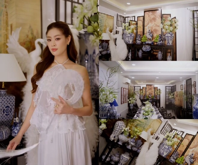 Đám hỏi của hoa hậu khánh vân với chồng hơn 17 tuổi cô dâu bật khóc rơi nước mắt vì được gọi tiếng chồng ơi - 1
