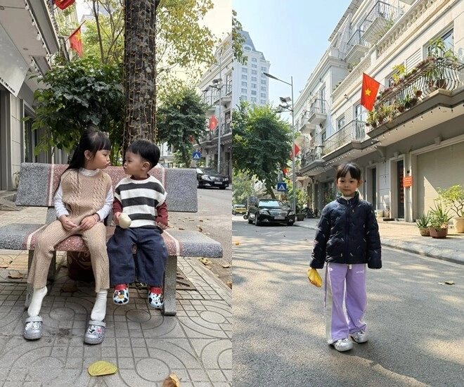 Đàm thu trang đưa 2 nhóc tì về lạng sơn cường đô la quá nhớ con phải tranh thủ vài tiếng để gặp - 4
