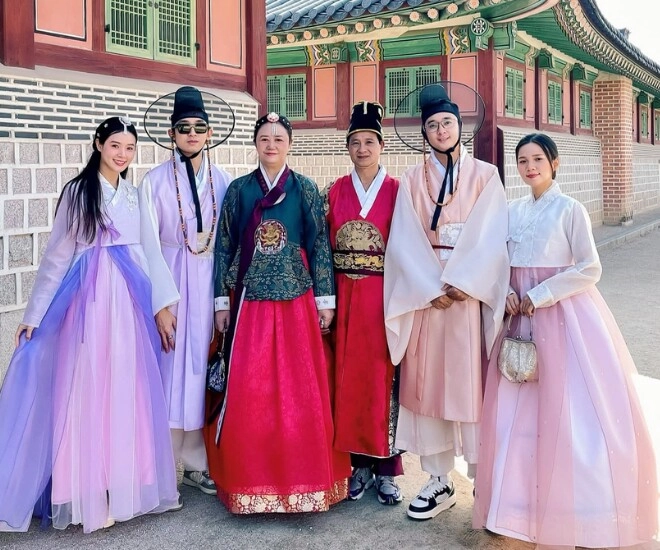 Dành gần cả tháng check-in từ trung sang hàn midu và chồng thiếu gia phá đảo seoul ghé thăm phim trường diên hy công lược - 1