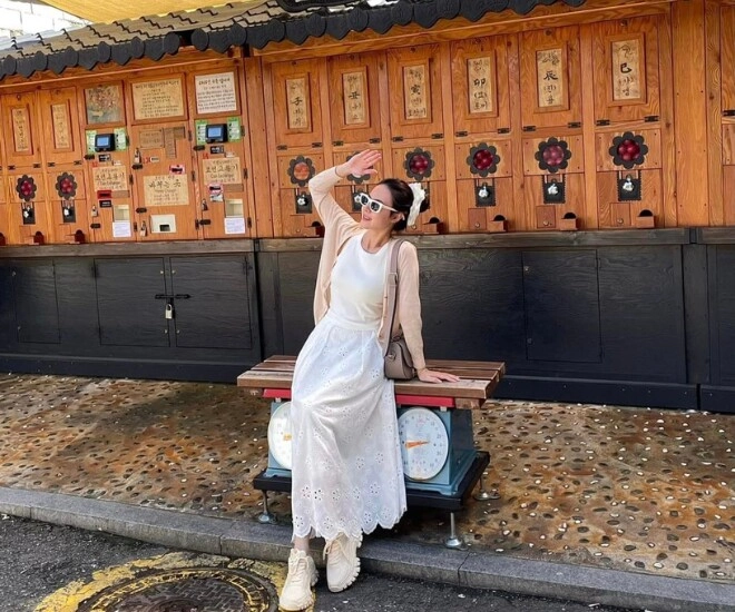 Dành gần cả tháng check-in từ trung sang hàn midu và chồng thiếu gia phá đảo seoul ghé thăm phim trường diên hy công lược - 2