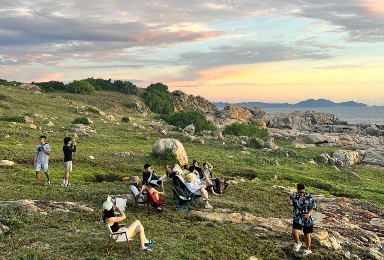 đảo hoang robinson ở phú yên cực yên tĩnh thích hợp chữa lành cắm trại ngắm hoàng hôn chill chill - 3