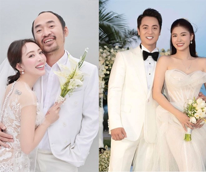 Điểm danh 3 cô vợ giàu có tài giỏi của dàn anh tài hot nhất vbiz có người được gọi hoa hậu - 1