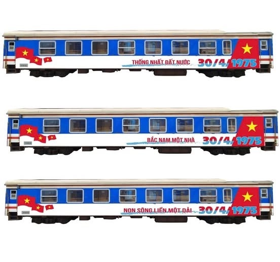 Đoàn tàu thống nhất nhà ga máy bay mới đồng loạt khánh thành vào ngày 304 - 1