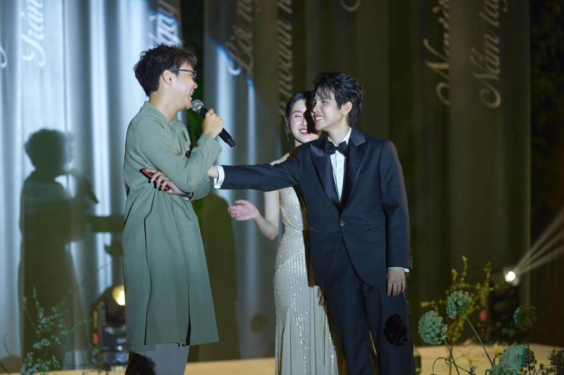 Em trai vũ cát tường nghẹn ngào ở lễ thành đôi phốt chị gái tính gia trưởng hết lời khen ngợi chị dâu bí đỏ - 3